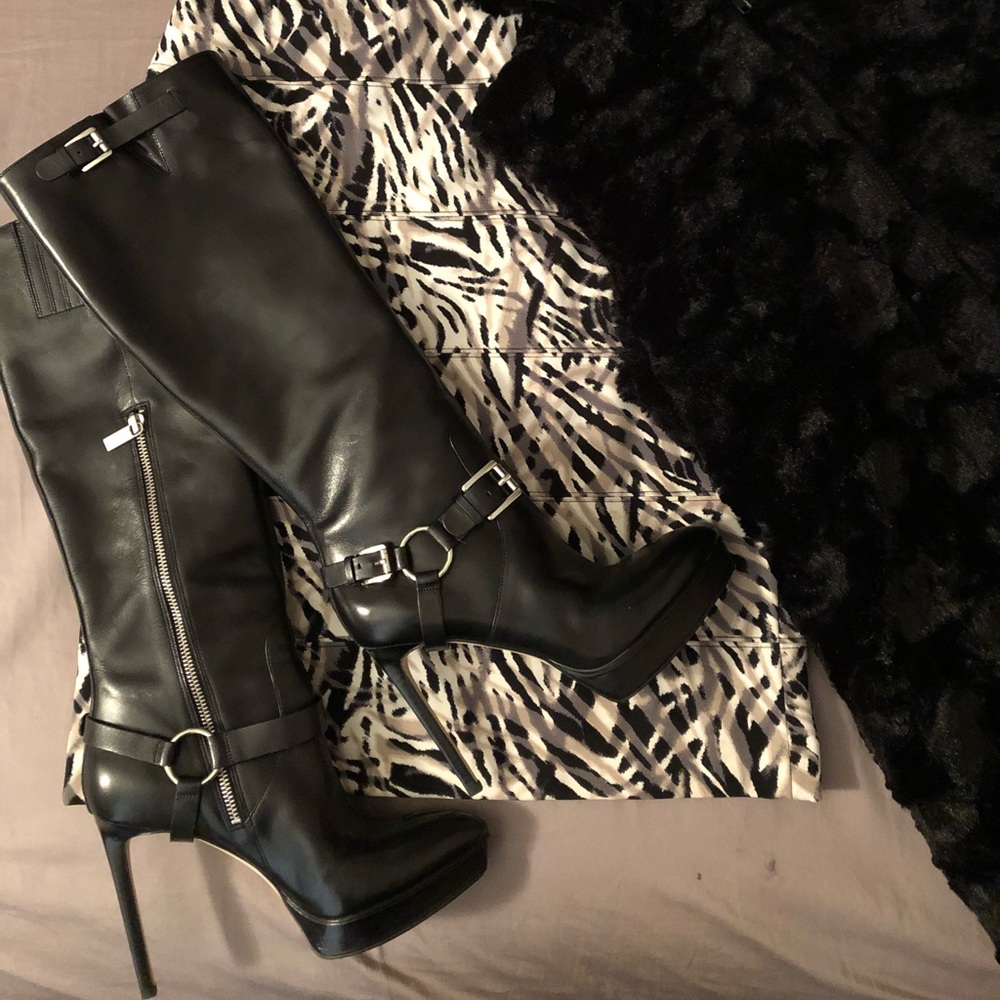 Michael Kors Knee High Platform Boots